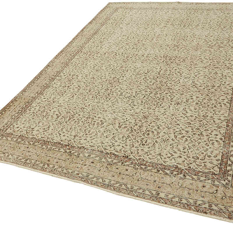 Alfombra Vintage Turca Anudada a Mano - 210 cm x 295 cm - K0078879