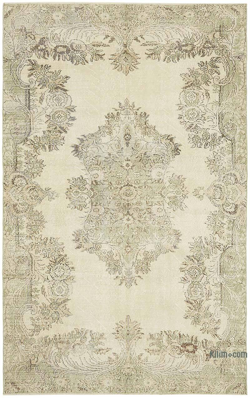 Vintage Turkish Hand-Knotted Rug - 6' 2" x 9' 9" (74" x 117") - K0078883