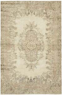 Vintage Turkish Hand-Knotted Rug - 6' 6" x 9' 7" (78" x 115")