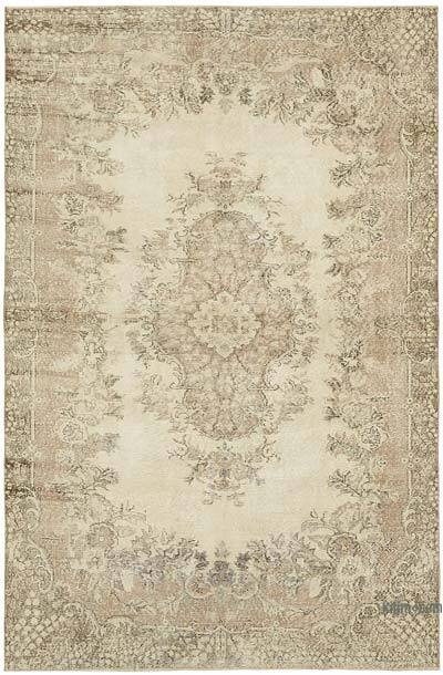Vintage Turkish Hand-Knotted Rug - 6' 6" x 9' 7" (78" x 115")