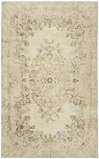 El Dokuma Vintage Halı - 193 cm x 301 cm