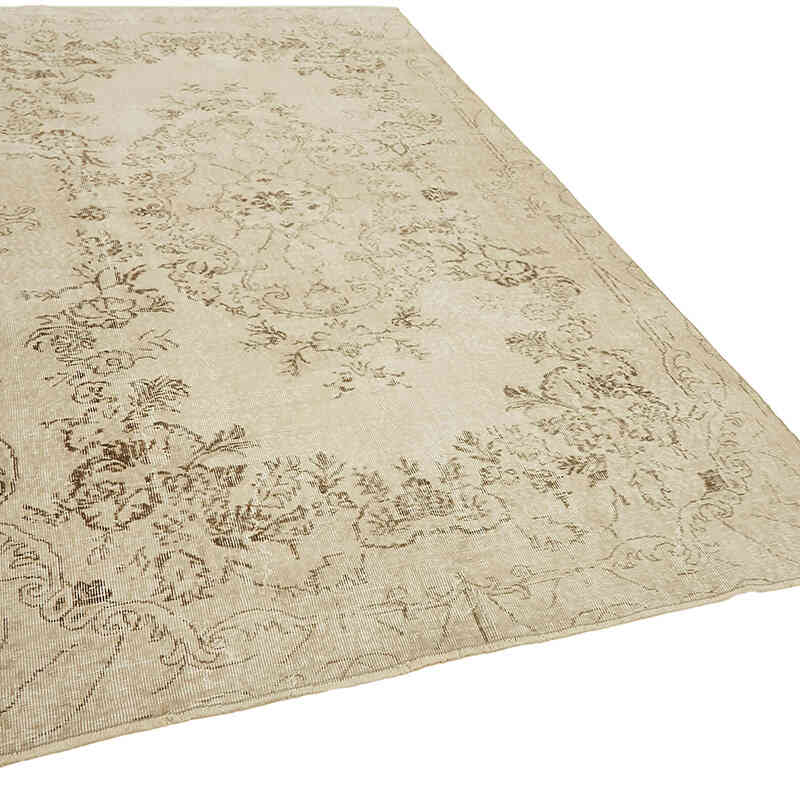 Vintage Turkish Hand-Knotted Rug - 6' 4" x 9' 11" (76" x 119") - K0078887