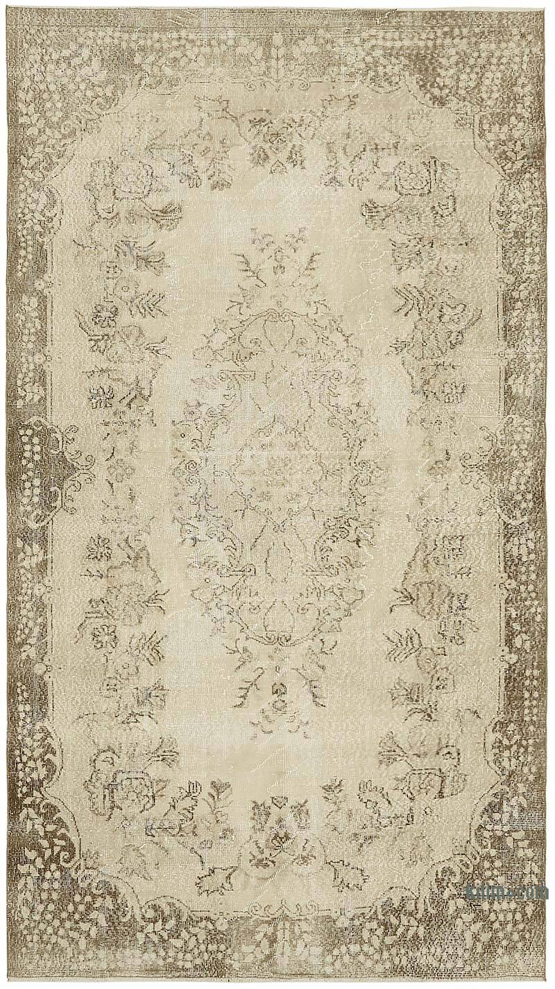 Alfombra Vintage Turca Anudada a Mano - 178 cm x 311 cm - K0078889
