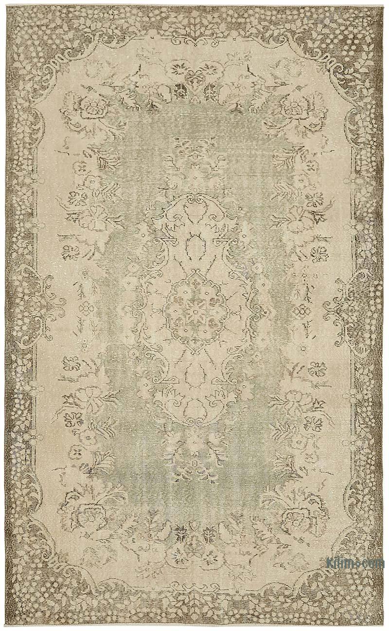 Alfombra Vintage Turca Anudada a Mano - 185 cm x 300 cm - K0078890