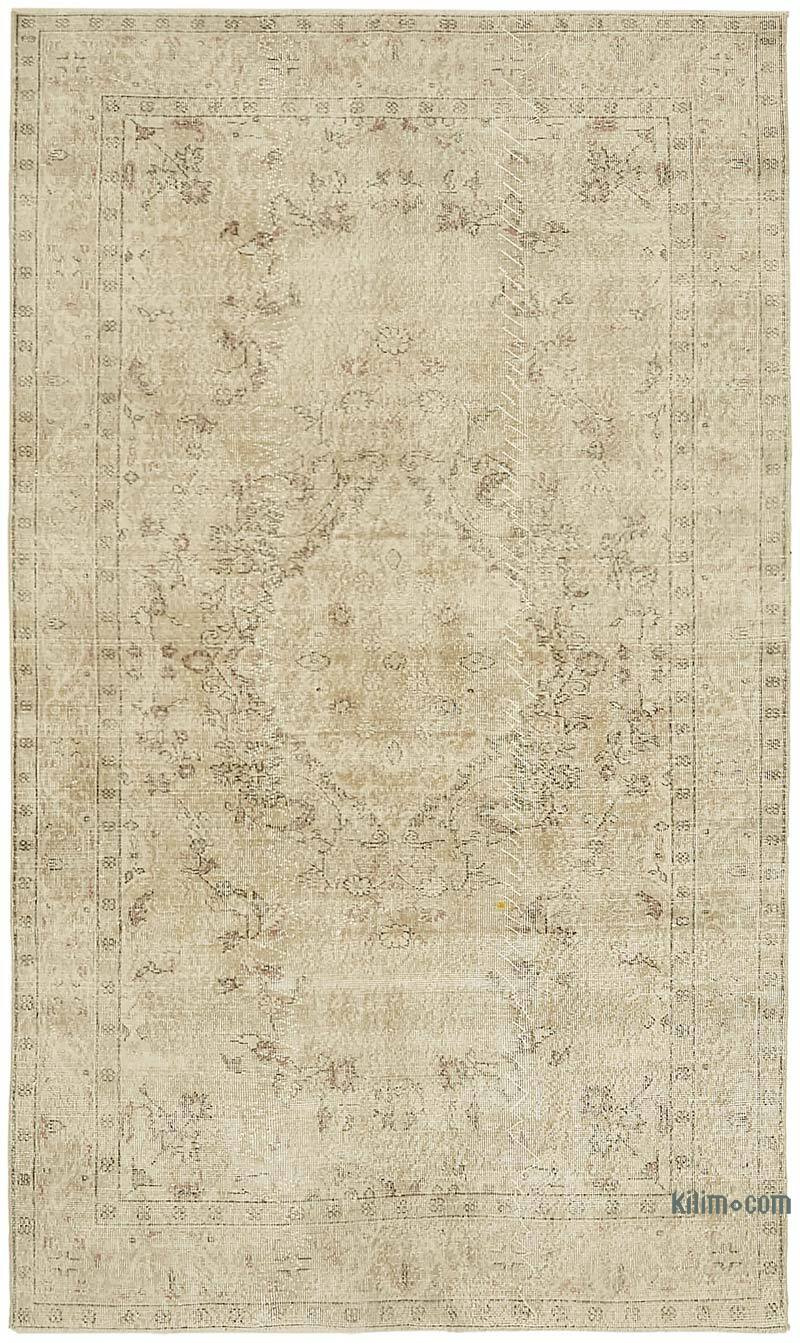 Vintage Turkish Hand-Knotted Rug - 6' 1" x 10' 1" (73" x 121") - K0078891