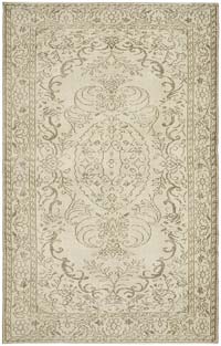 Vintage Turkish Hand-Knotted Rug - 6' 3" x 9' 6" (75" x 114")