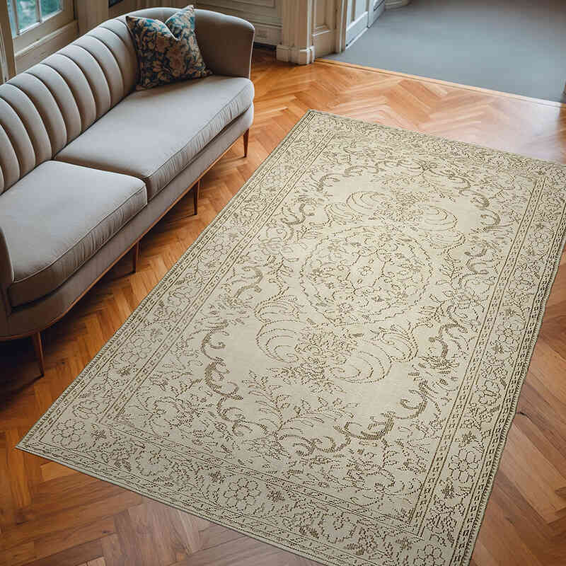 El Dokuma Vintage Halı - 190 cm x 290 cm - K0078893