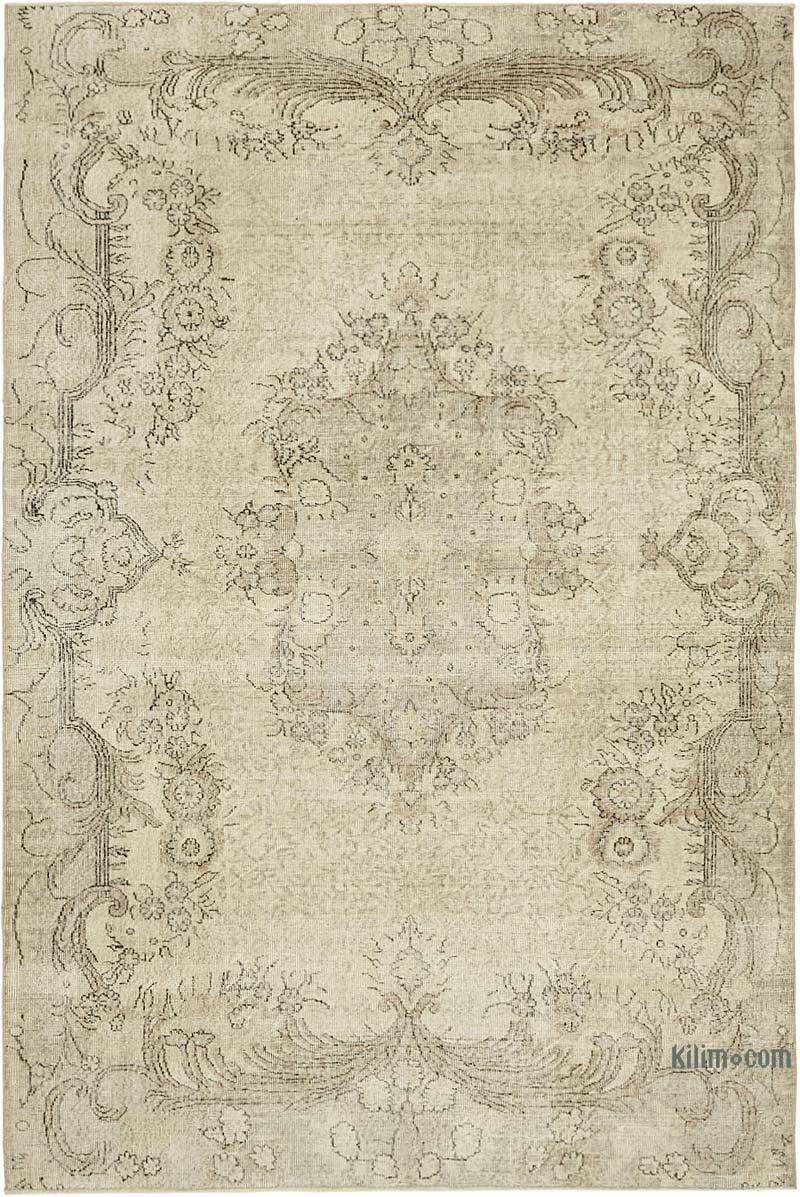 Vintage Turkish Hand-Knotted Rug - 6' 8" x 9' 11" (80" x 119") - K0078894