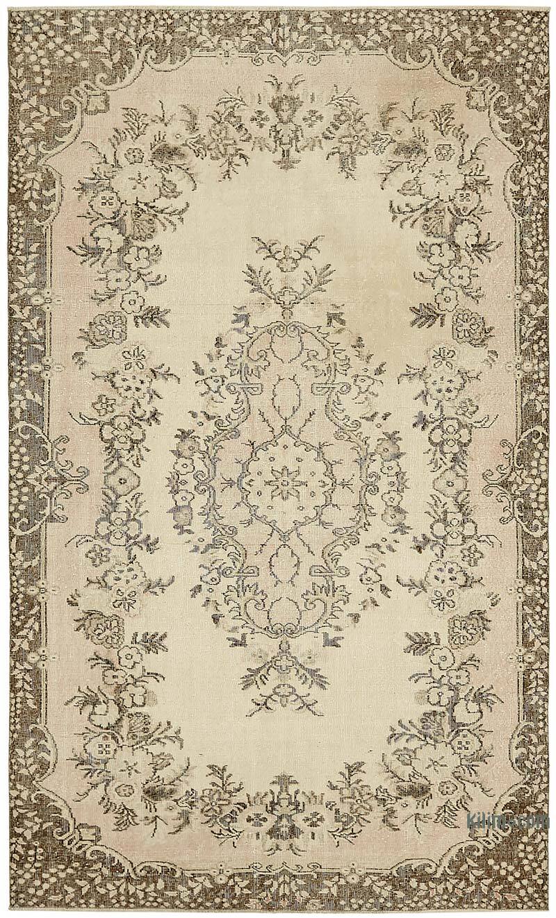 Alfombra Vintage Turca Anudada a Mano - 183 cm x 302 cm - K0078895