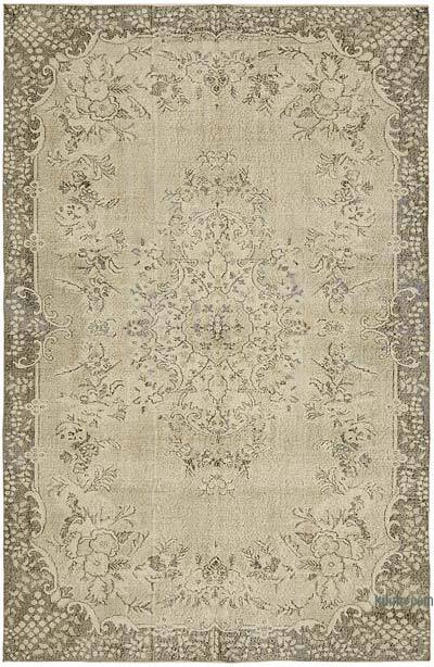 Vintage Turkish Hand-Knotted Rug - 6' 4" x 9' 8" (76" x 116")