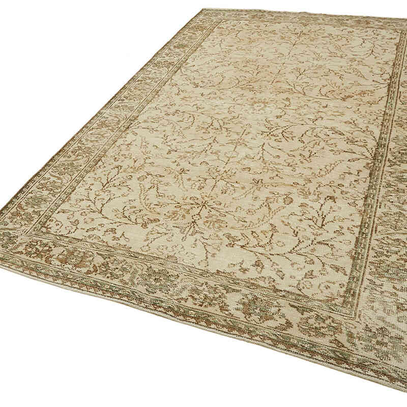 Alfombra Vintage Turca Anudada a Mano - 183 cm x 315 cm - K0078897