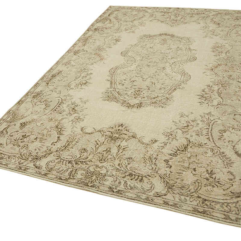 Vintage Turkish Hand-Knotted Rug - 6' 7" x 9' 11" (79" x 119") - K0078899