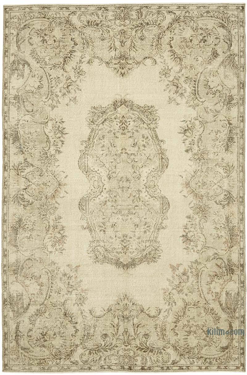 Vintage Turkish Hand-Knotted Rug - 6' 7" x 9' 11" (79" x 119") - K0078899