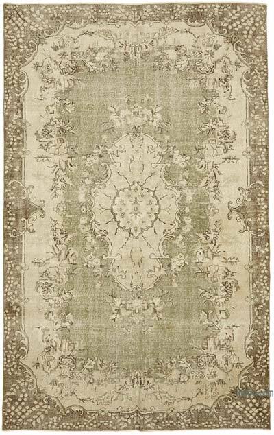 Alfombra Vintage Turca Anudada a Mano - 196 cm x 307 cm