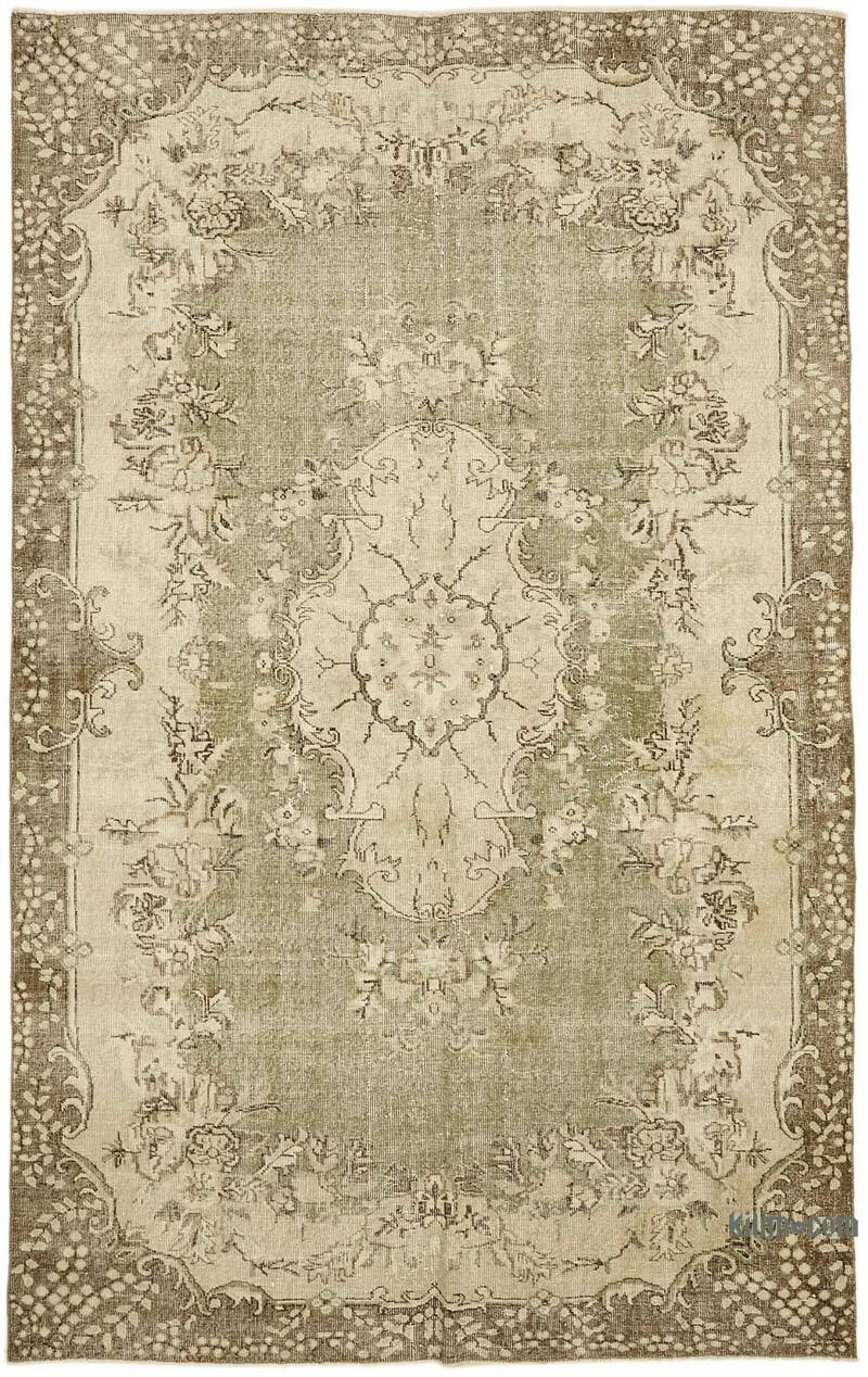 Vintage Turkish Hand-Knotted Rug - 6' 5" x 10' 1" (77" x 121") - K0078900