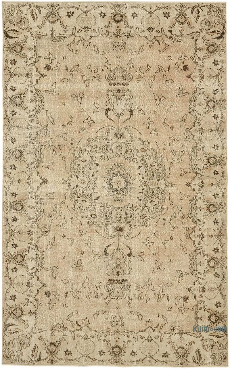El Dokuma Vintage Halı - 188 cm x 302 cm - K0078901
