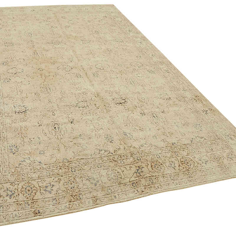 Alfombra Vintage Turca Anudada a Mano - 205 cm x 316 cm - K0078906