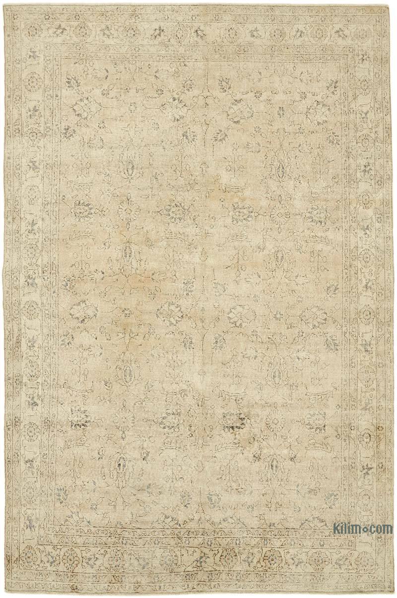 Alfombra Vintage Turca Anudada a Mano - 205 cm x 316 cm - K0078906