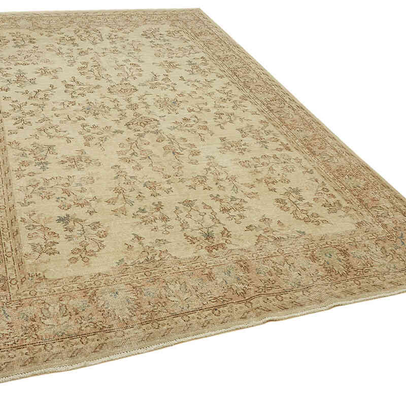 Vintage Turkish Hand-Knotted Rug - 6' 8" x 9' 11" (80" x 119") - K0078908