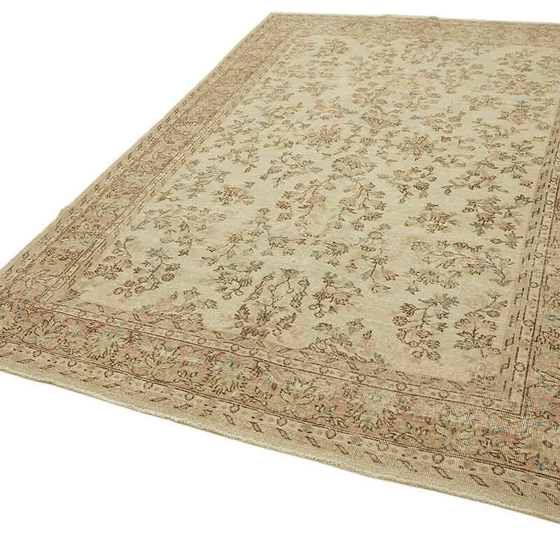 Vintage Turkish Hand-Knotted Rug - 6' 8" x 9' 11" (80" x 119") - K0078908