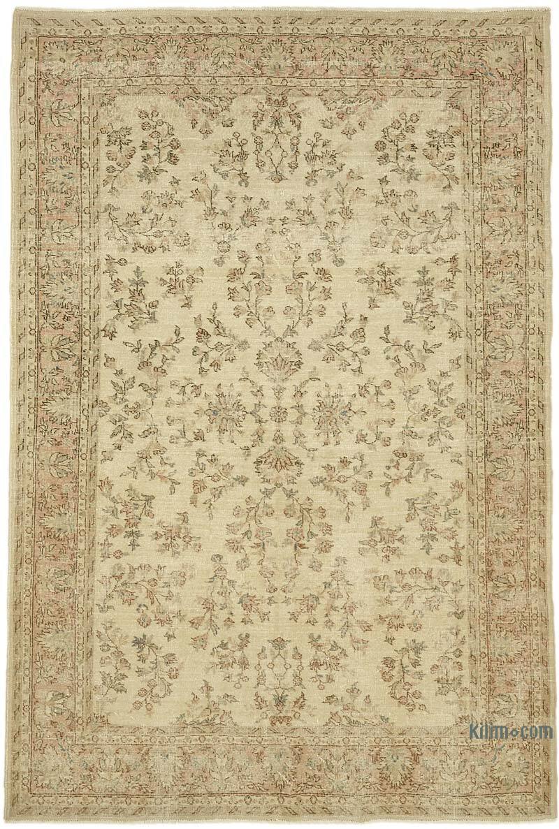 Vintage Turkish Hand-Knotted Rug - 6' 8" x 9' 11" (80" x 119") - K0078908