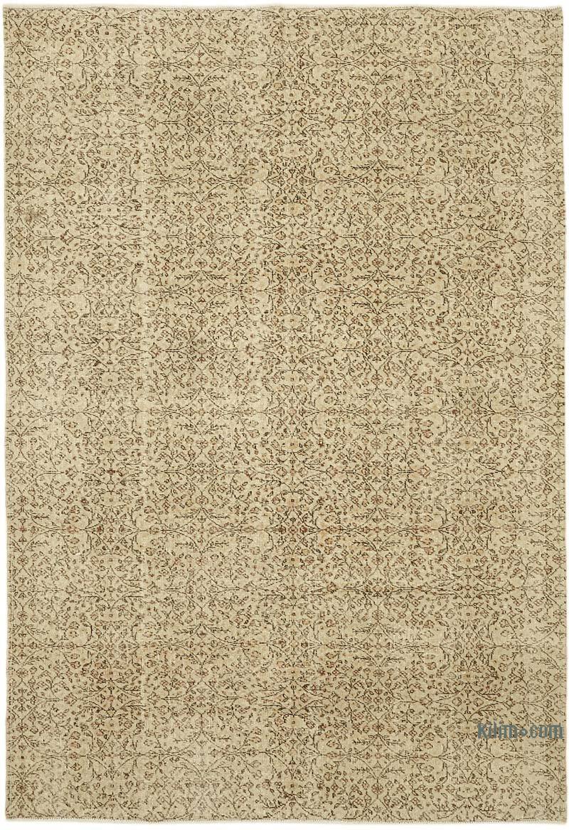 Alfombra Vintage Turca Anudada a Mano - 204 cm x 300 cm - K0078909