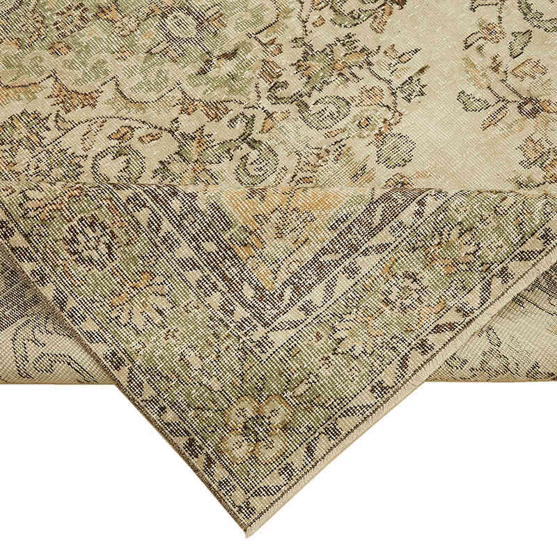 Alfombra Vintage Turca Anudada a Mano - 190 cm x 294 cm - K0078911