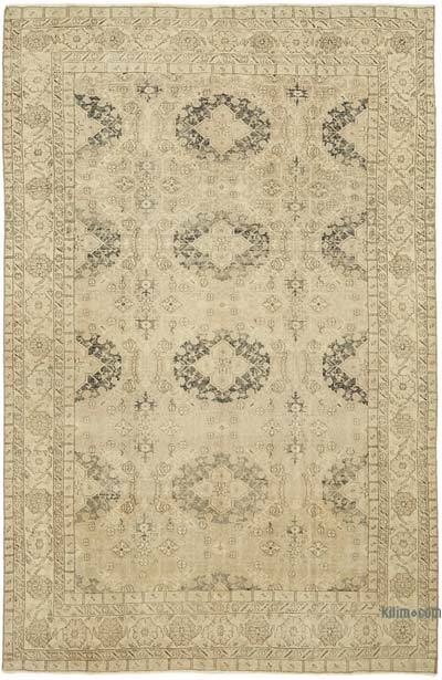 Alfombra Vintage Turca Anudada a Mano - 198 cm x 290 cm