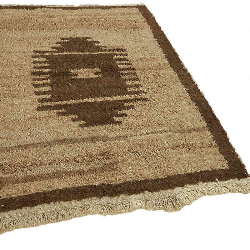 Vintage Anatolian Tulu Rug - 4' 1" x 5' 11" (49" x 71") - K0078955