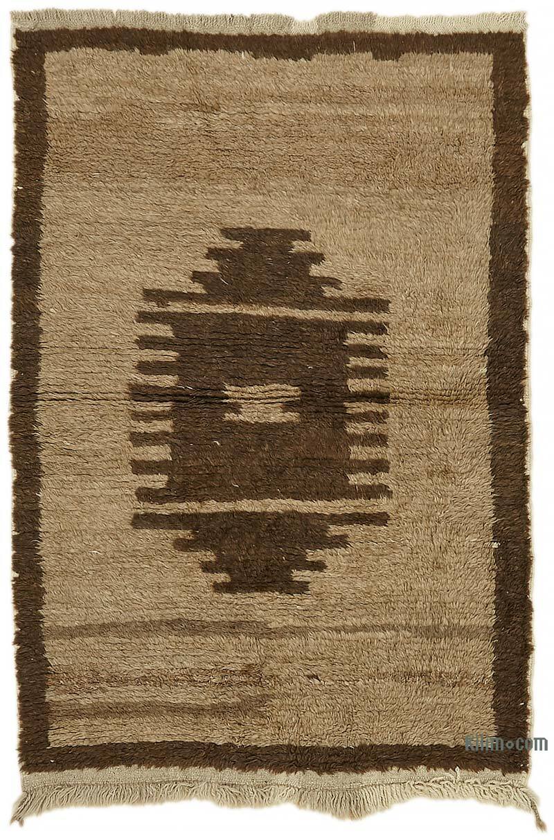 Vintage Anatolian Tulu Rug - 4' 1" x 5' 11" (49" x 71") - K0078955