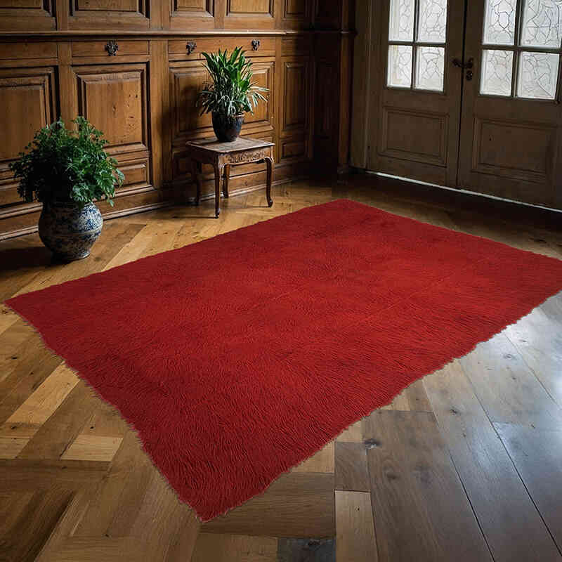 Alfombra Vintage de Anatolia Tulu - 158 cm x 222 cm - K0078957