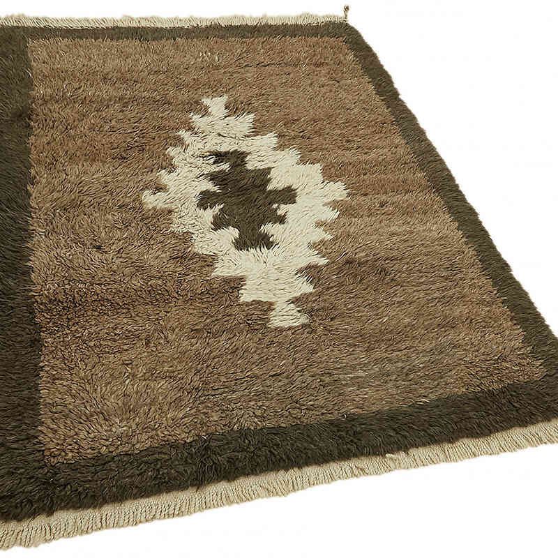 Vintage Anatolian Tulu Rug - 4' 4" x 6' 5" (52" x 77") - K0078960