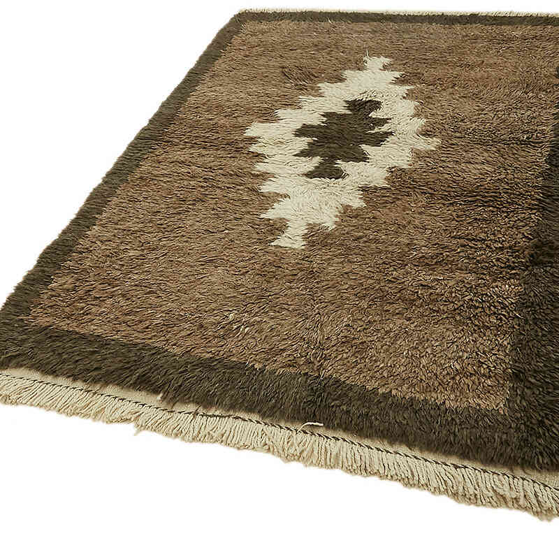 Vintage Anatolian Tulu Rug - 4' 4" x 6' 5" (52" x 77") - K0078960
