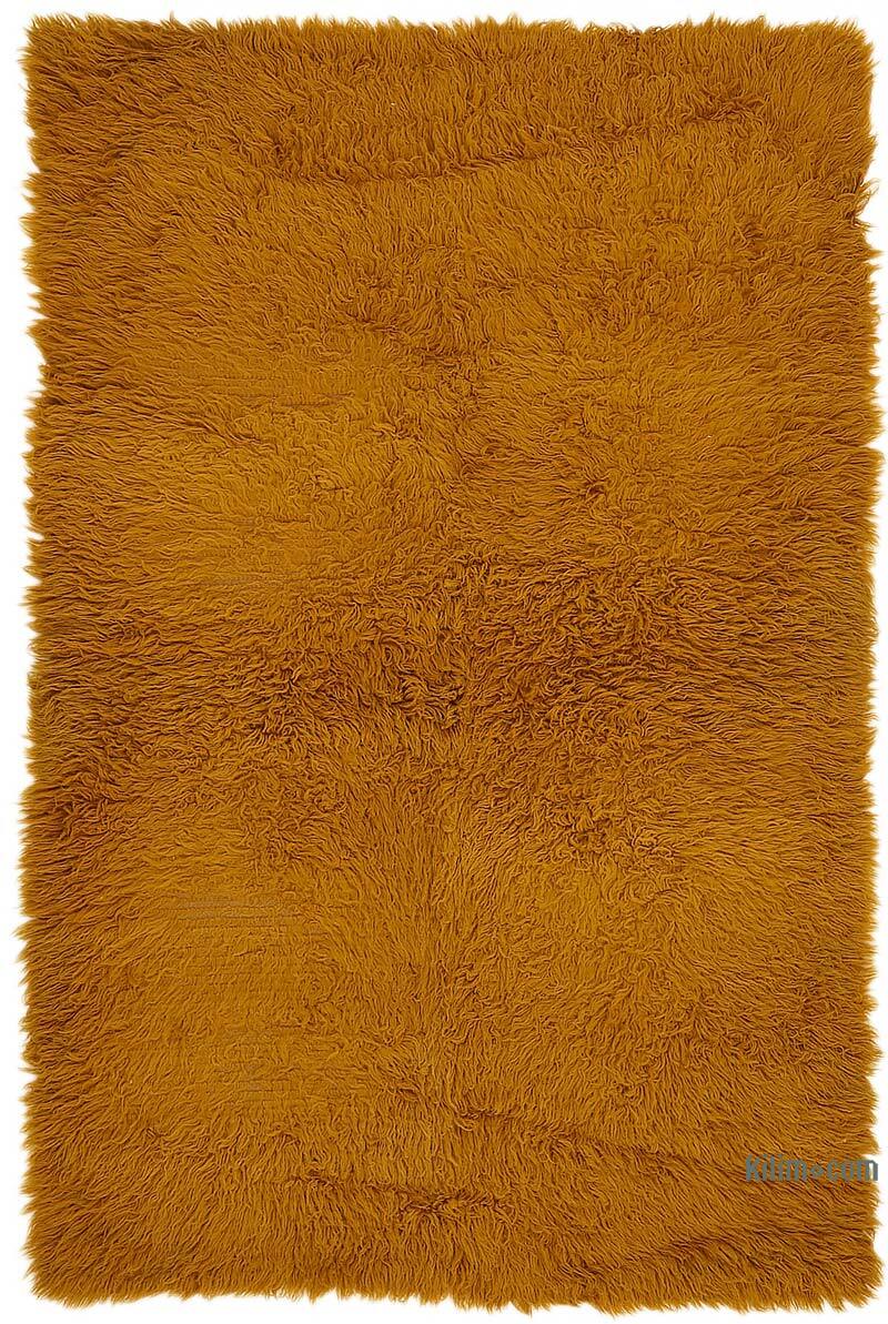 Vintage Anatolian Tulu Rug - 4' 6" x 7' 1" (54" x 85") - K0078971