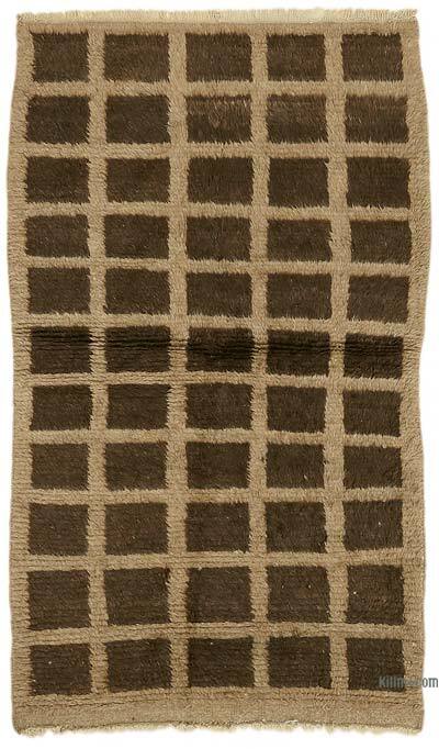 Vintage Anatolian Tulu Rug - 3' 10" x 6' 7" (46" x 79")