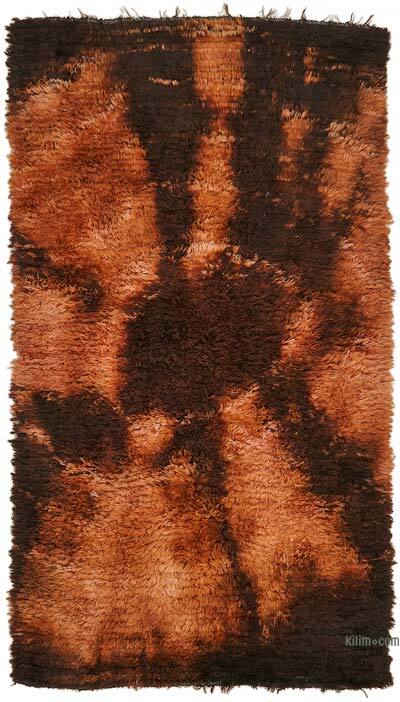 Vintage Anatolian Tulu Rug - 3' 10" x 6' 11" (46" x 83")