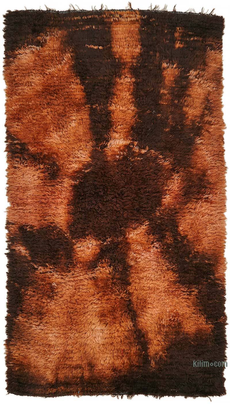 Vintage Anatolian Tulu Rug - 3' 10" x 6' 11" (46" x 83") - K0079027