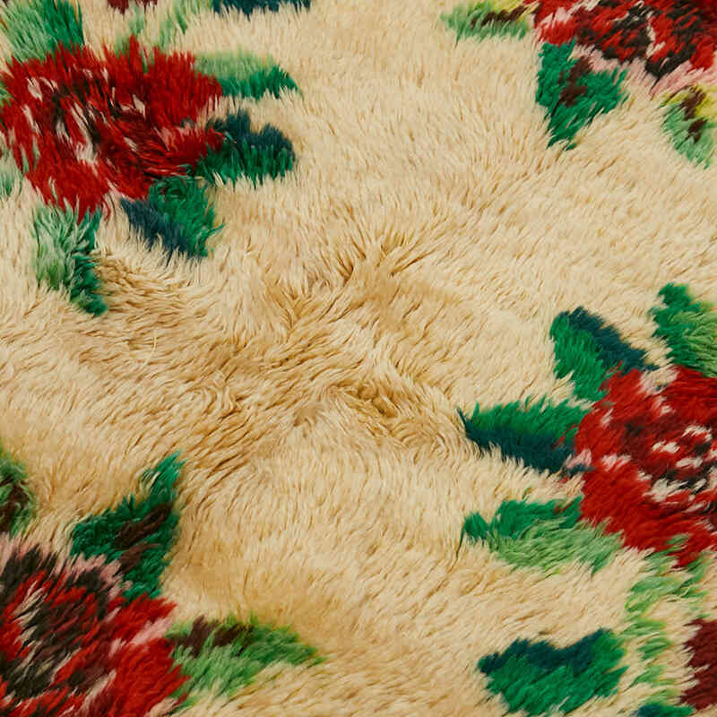 Vintage Anatolian Tulu Rug - 4' 5" x 6' 7" (53" x 79") - K0079029