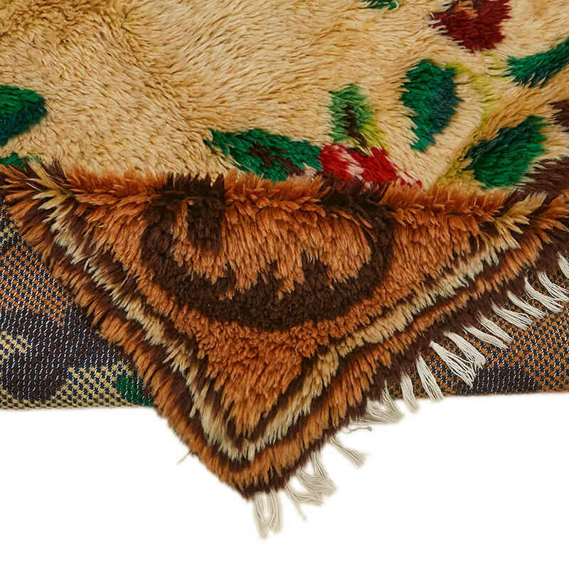 Vintage Anatolian Tulu Rug - 4' 5" x 6' 7" (53" x 79") - K0079029