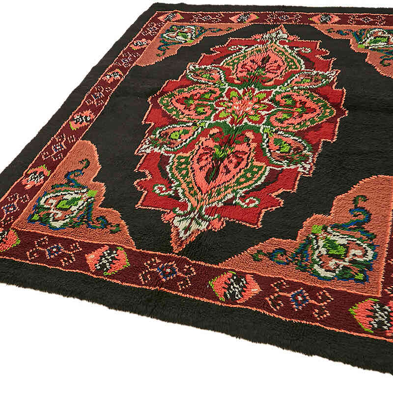 Vintage Anatolian Tulu Rug - 6'  x 6' 11" (72" x 83") - K0079037