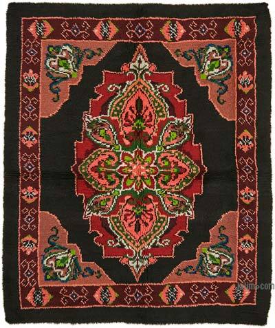 Vintage Anatolian Tulu Rug - 6'  x 6' 11" (72" x 83")