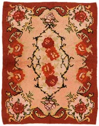Vintage Anatolian Tulu Rug - 5' 7" x 7'  (67" x 84")