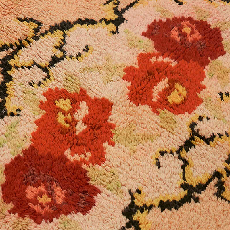 Vintage Anatolian Tulu Rug - 5' 7" x 7'  (67" x 84") - K0079043