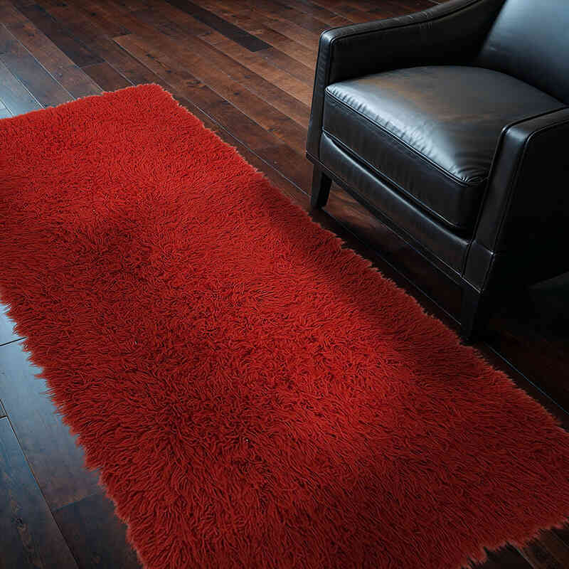 Vintage Anatolian Tulu Rug - 3' 5" x 7' 2" (41" x 86") - K0079047