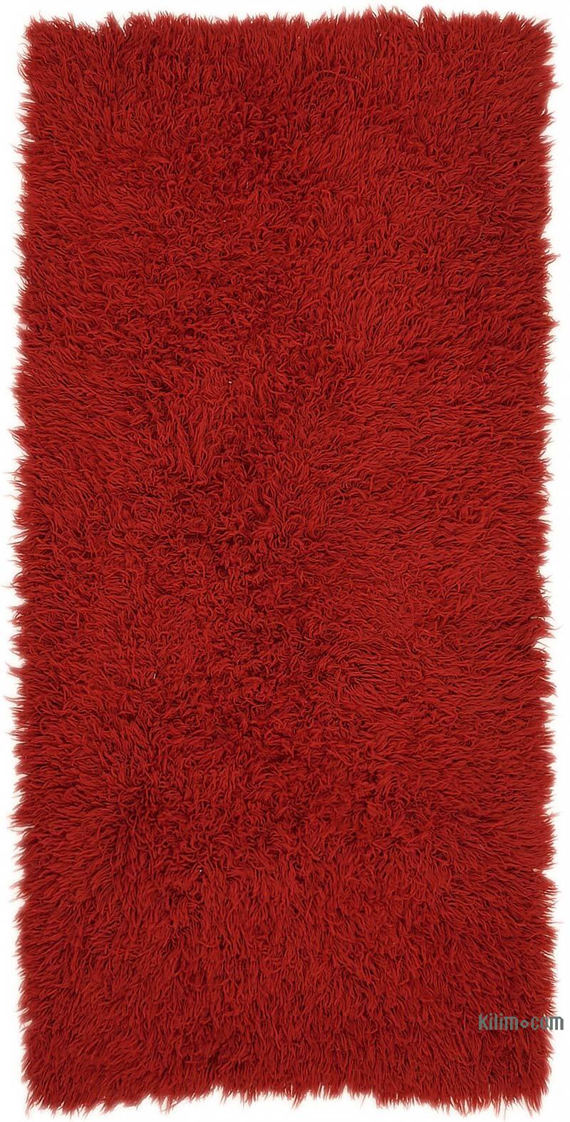 Vintage Anatolian Tulu Rug - 3' 5" x 7' 2" (41" x 86") - K0079047