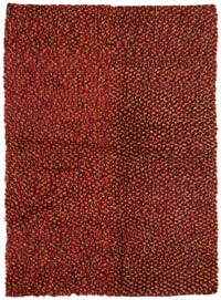 Red Vintage Anatolian Tulu Rug - 4' 7" x 6' 3" (55" x 75")
