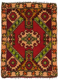 Vintage Anatolian Tulu Rug - 5'  x 6' 6" (60" x 78")