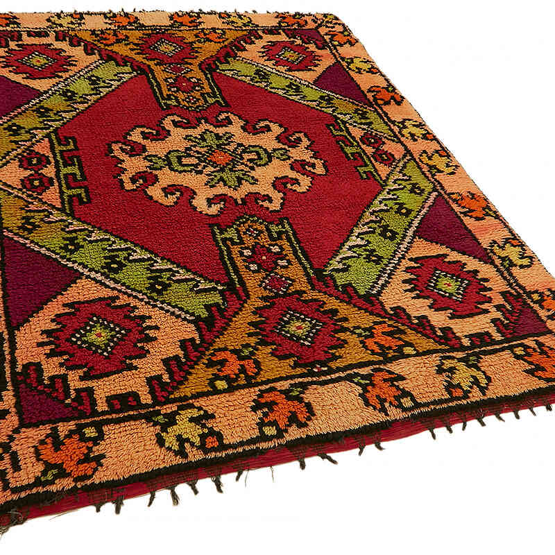 Vintage Anatolian Tulu Rug - 5'  x 6' 6" (60" x 78") - K0079061