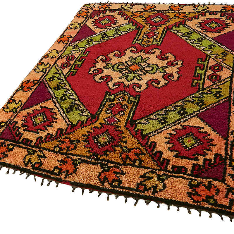 Vintage Anatolian Tulu Rug - 5'  x 6' 6" (60" x 78") - K0079061