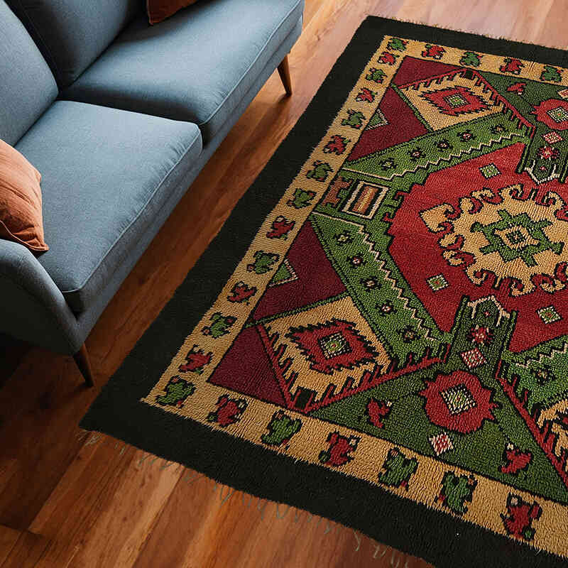 Alfombra Vintage de Anatolia Tulu - 192 cm x 224 cm - K0079064